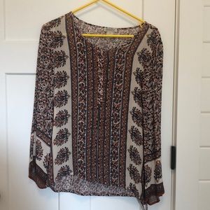 Lucky Brand boho blouse
